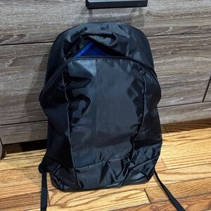 Asics Black and Blue Men's Backpack